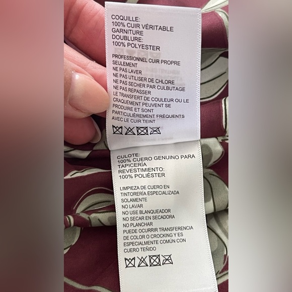 New Genuine Leather Tommy Bahama Burgundy Woman Jacket Full Zip - Picture 6 of 16